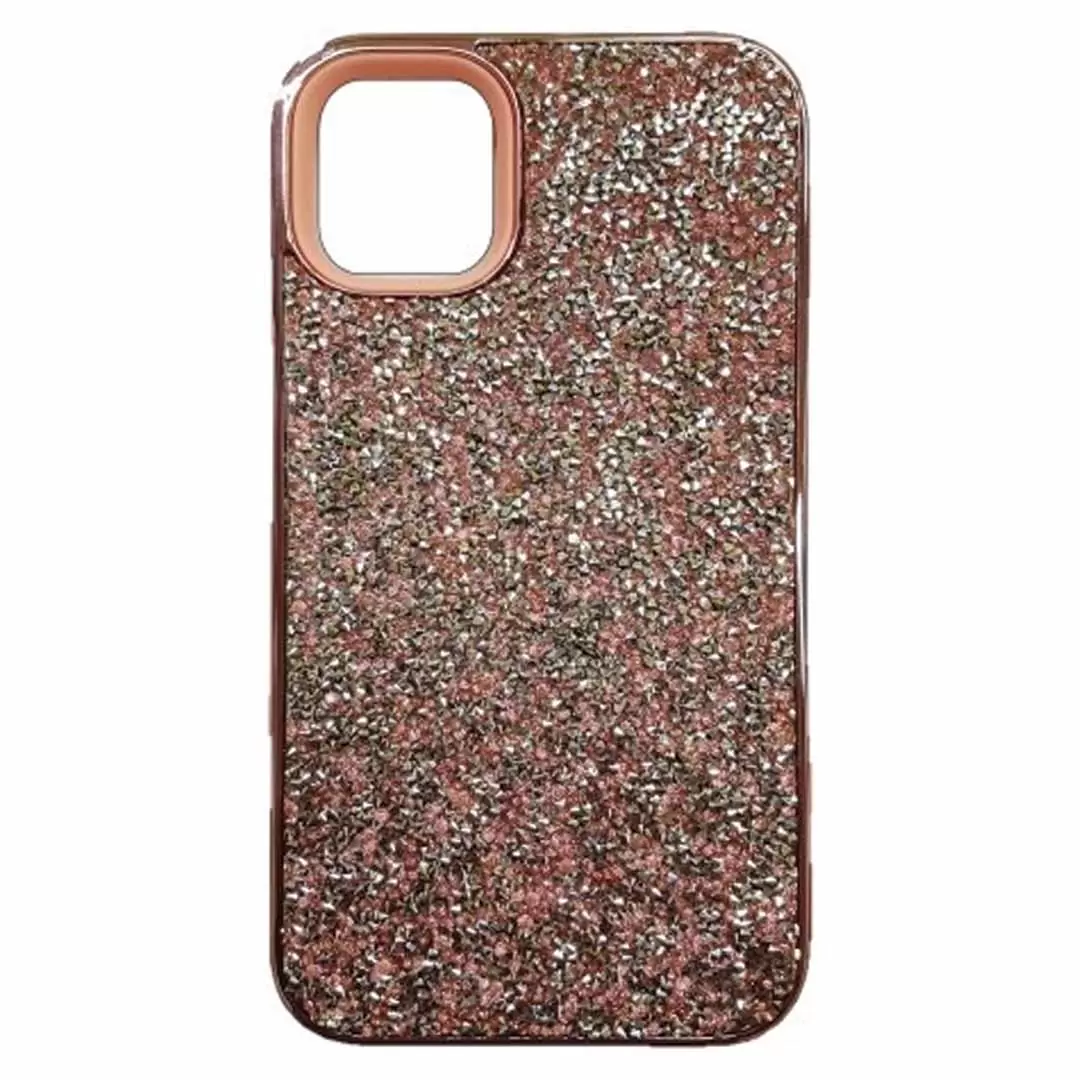 iPhone 15 Pro/iPhone 14 Pro Glitter Bling Case Gold